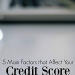 Improving your credit isn't as hard as you think. Here are the five main factors that affect your credit score.